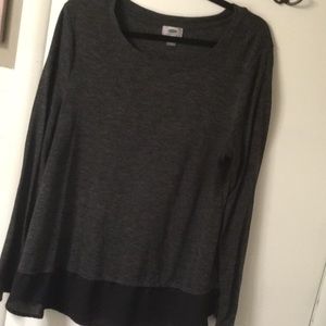 Old Navy Large dark gray top